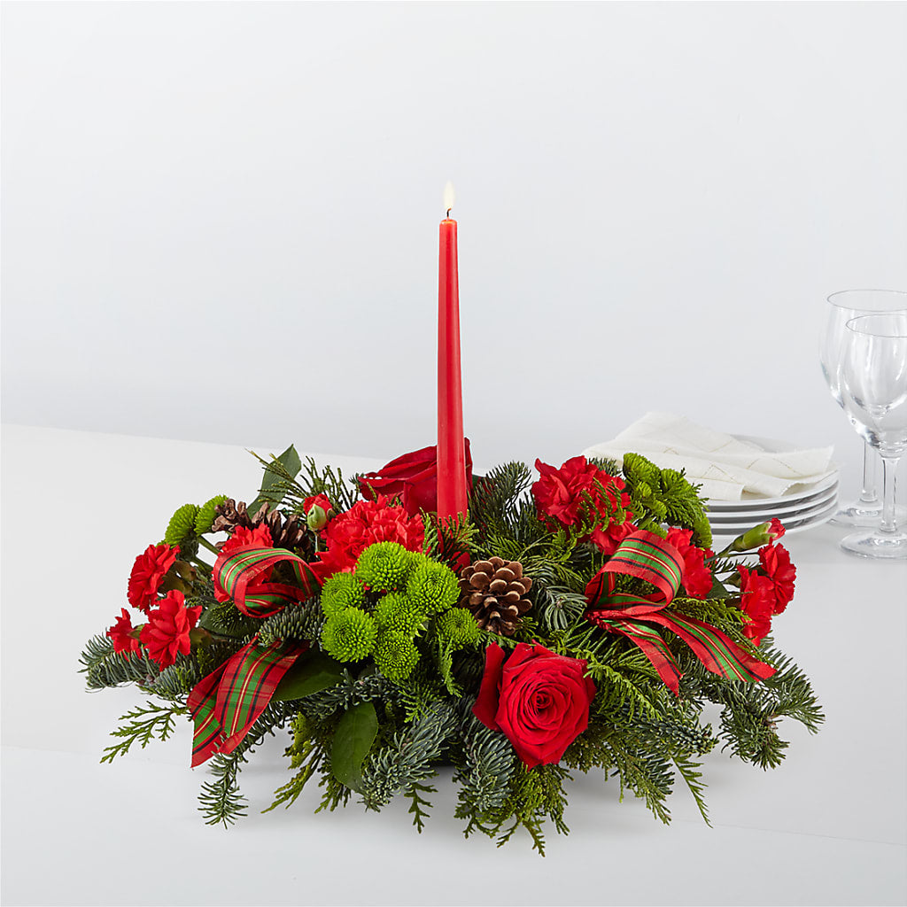 By the Candlelight Centerpiece – De Santis Florist Inc, Columbus OH