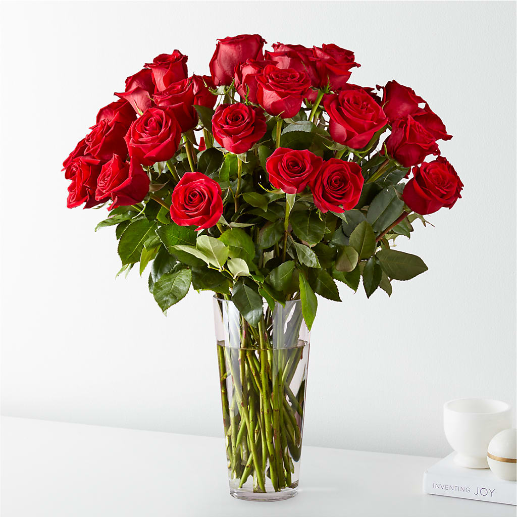 Long Stem Red Rose Bouquet – De Santis Florist Inc, Columbus OH