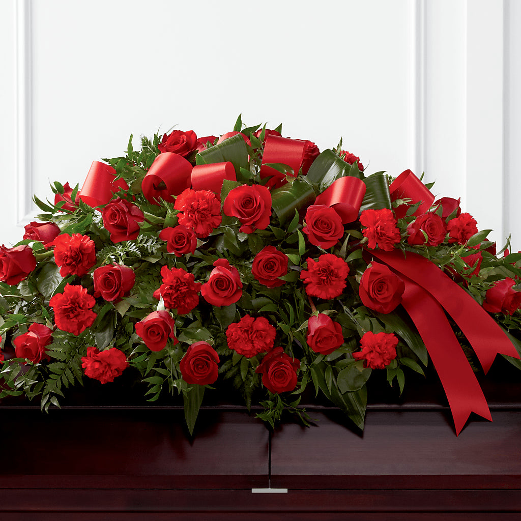 Tribute of Life Casket Spray – De Santis Florist Inc, Columbus OH