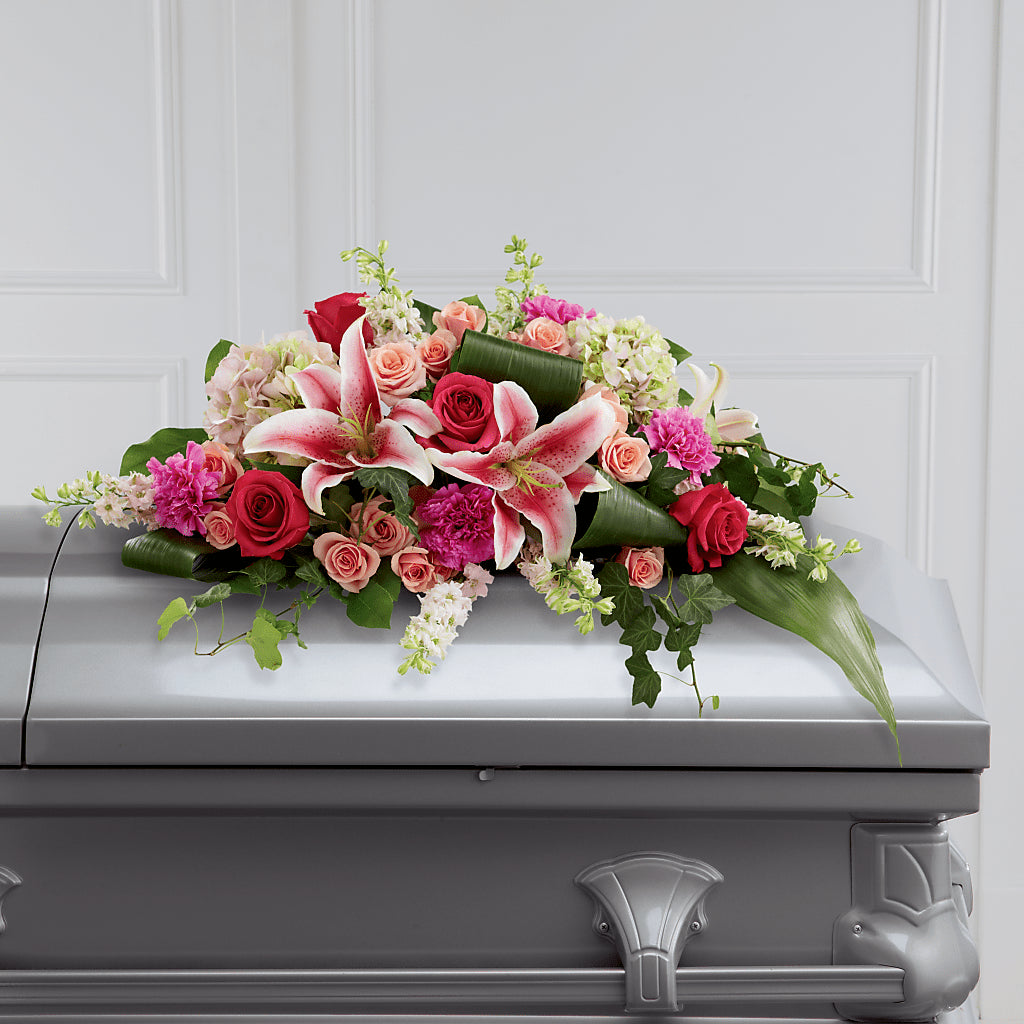 Splendid Grace Casket Spray – De Santis Florist Inc, Columbus OH