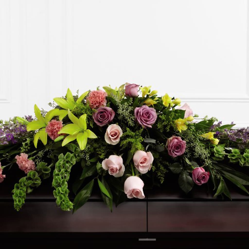 Forever Beloved Casket Spray – De Santis Florist Inc, Columbus OH