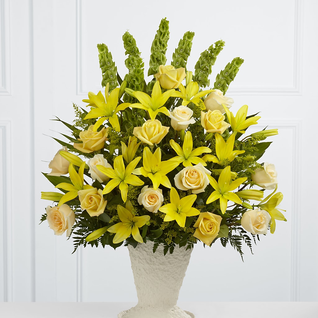 Golden Memories Arrangement – De Santis Florist Inc, Columbus OH