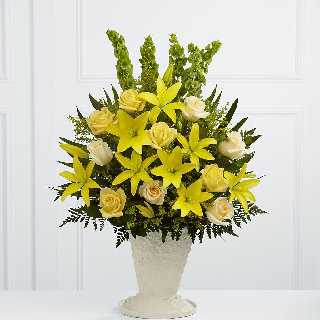 Golden Memories Arrangement – De Santis Florist Inc, Columbus OH