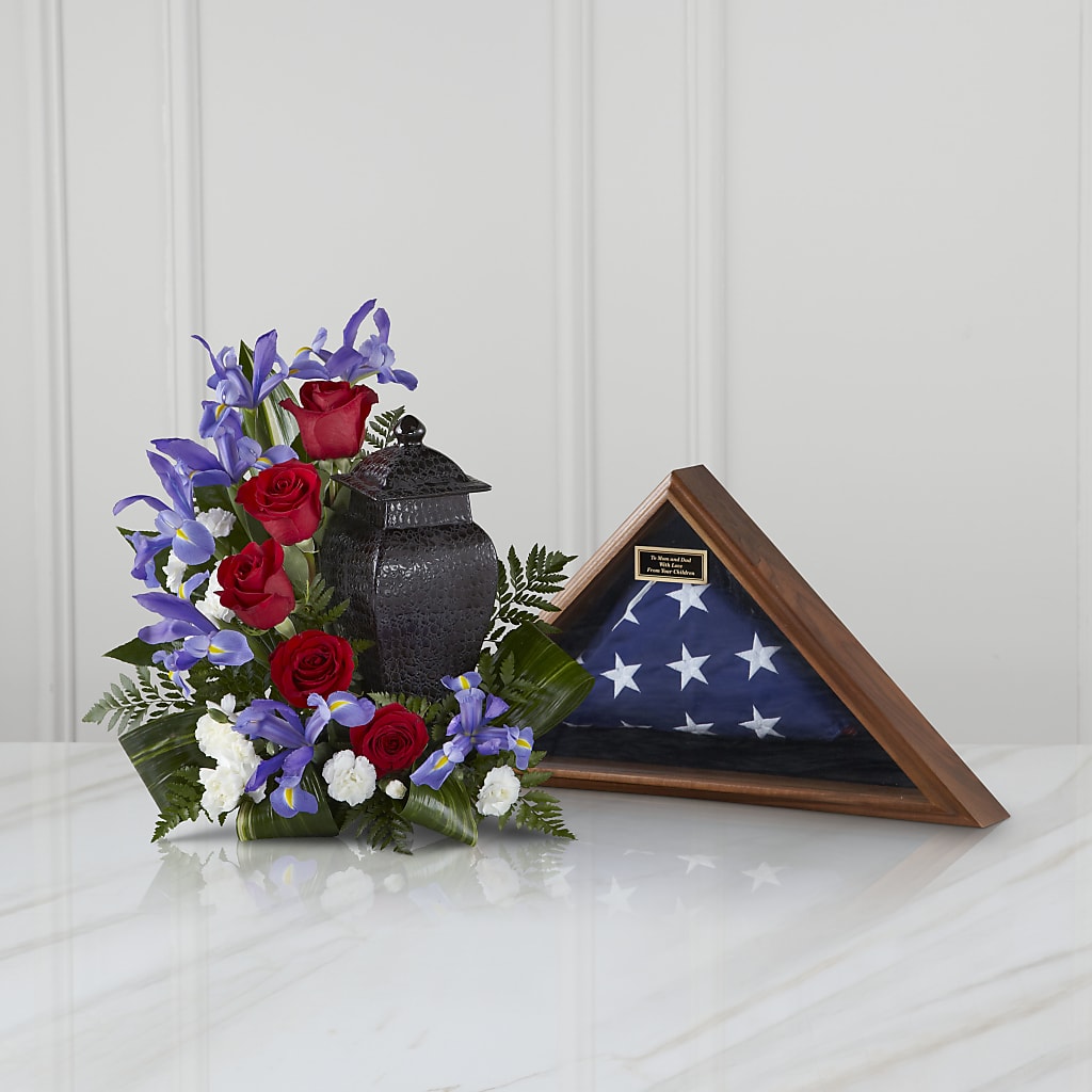 Patriotic Tribute Arrangement – De Santis Florist Inc, Columbus OH