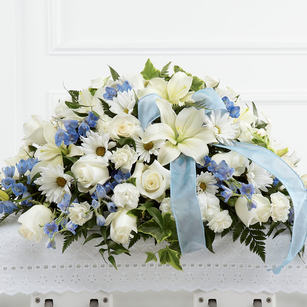 Tender Treasure Casket Spray – De Santis Florist Inc, Columbus OH