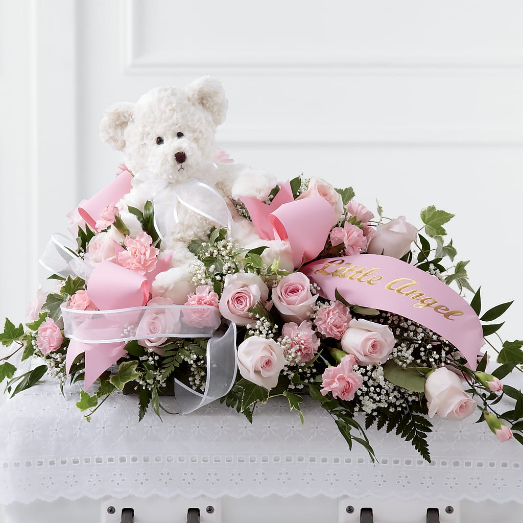 Touch of Sympathy Casket Spray – De Santis Florist Inc, Columbus OH
