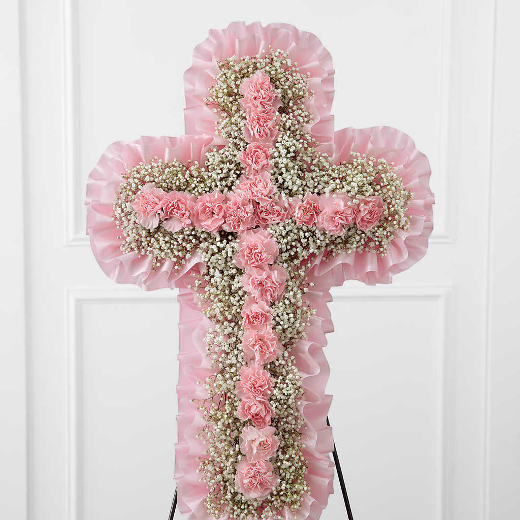 Angel's Cross Easel – De Santis Florist Inc, Columbus OH