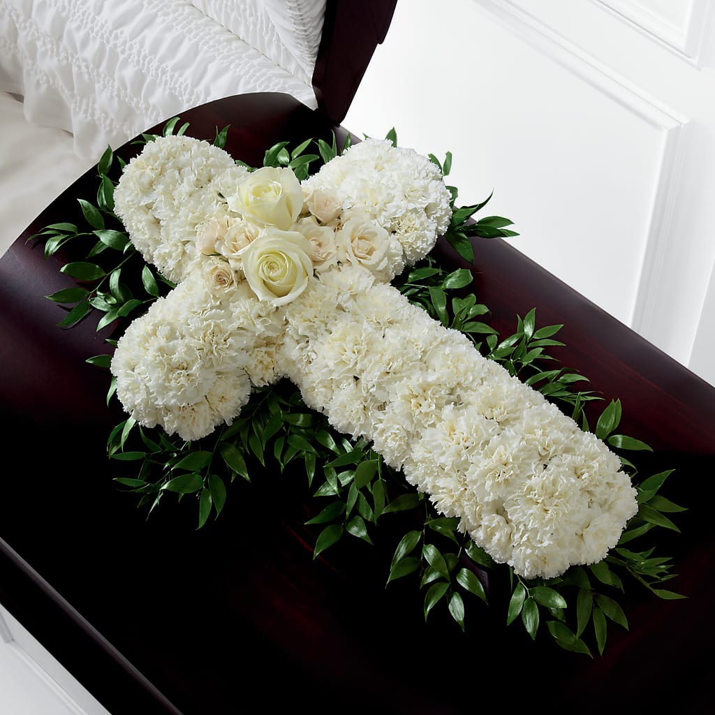 Peaceful Memories Casket Spray (Standard) – De Santis Florist Inc, Columbus OH