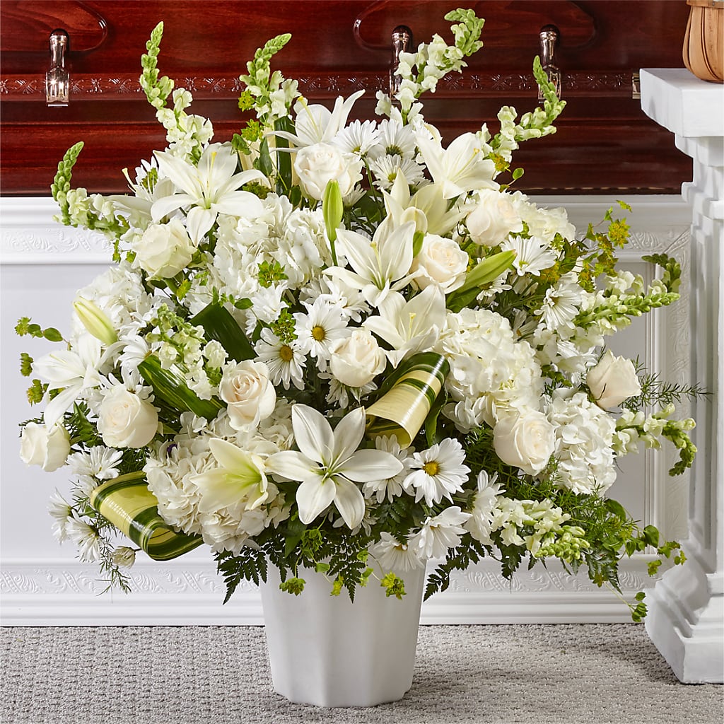 Thoughts of Tranquility Floor Basket – De Santis Florist Inc, Columbus OH