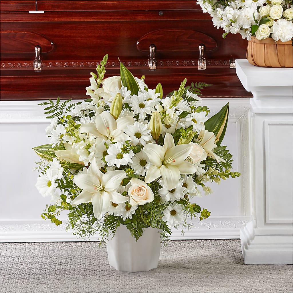 Thoughts of Tranquility Floor Basket – De Santis Florist Inc, Columbus OH