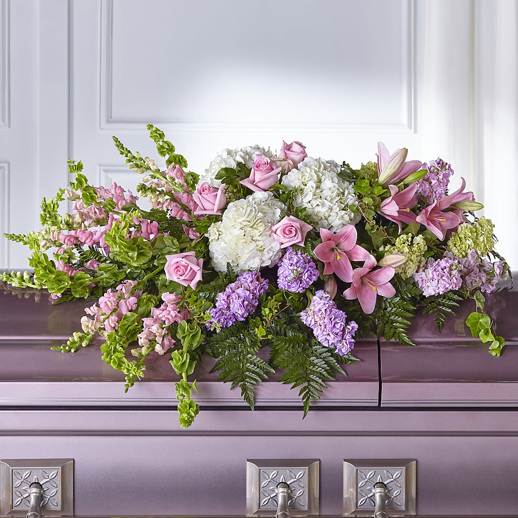 Life's Gratitude Casket Spray – De Santis Florist Inc, Columbus OH