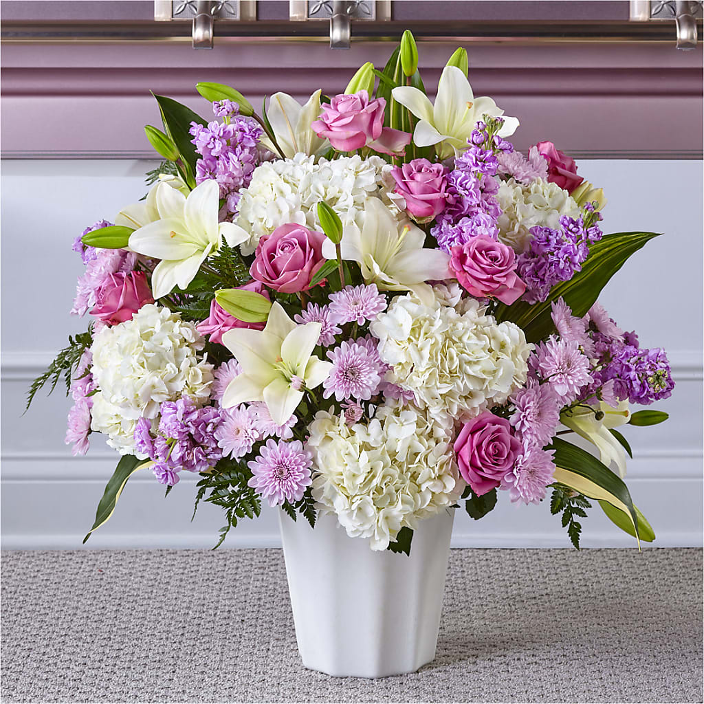 Heaven Sent Floor Basket – De Santis Florist Inc, Columbus OH