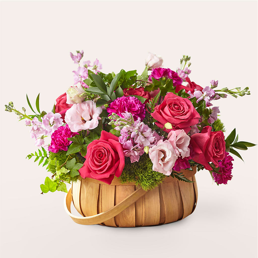 Radiance in Bloom Basket – De Santis Florist Inc, Columbus OH