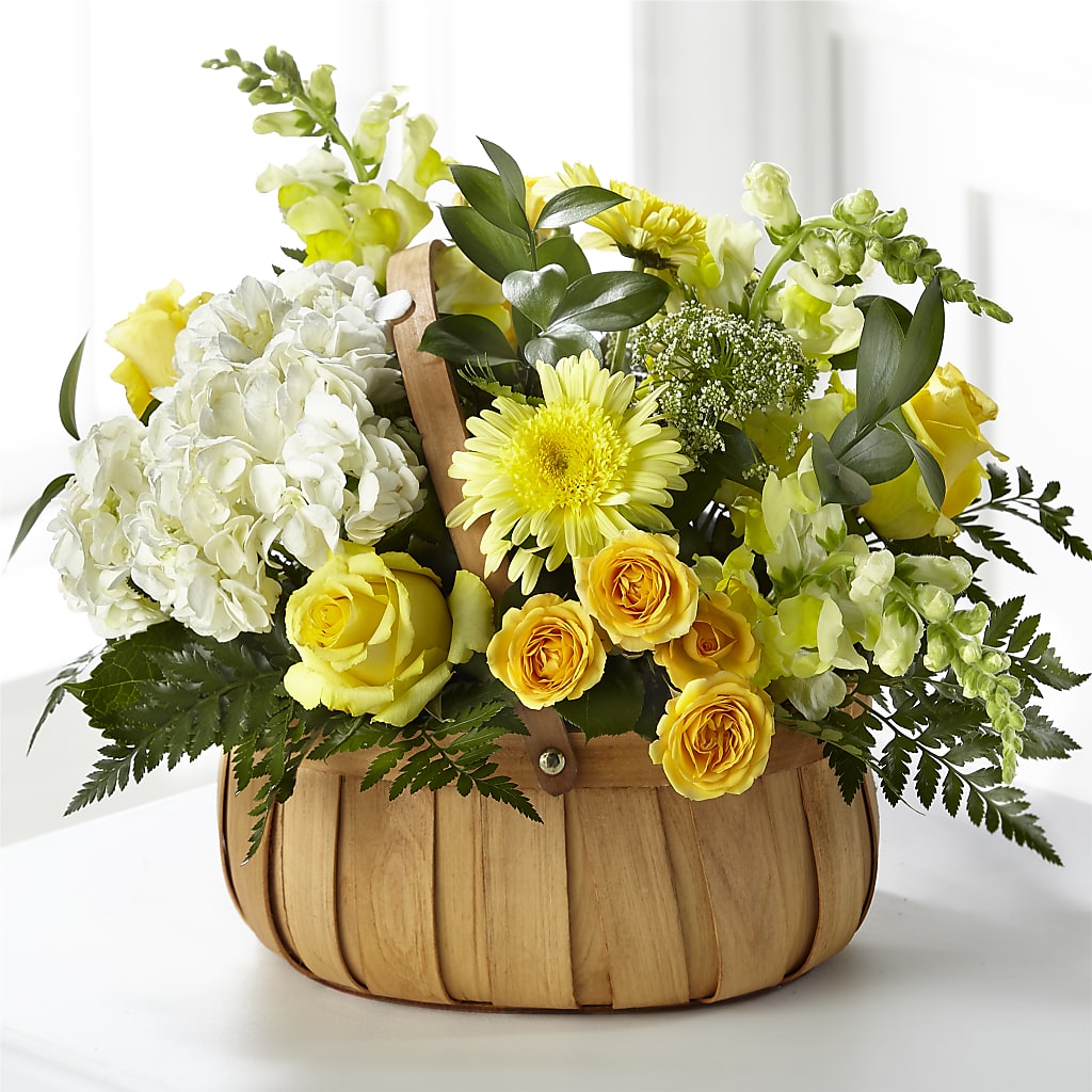 Rustic Remembrance Basket – De Santis Florist Inc, Columbus OH