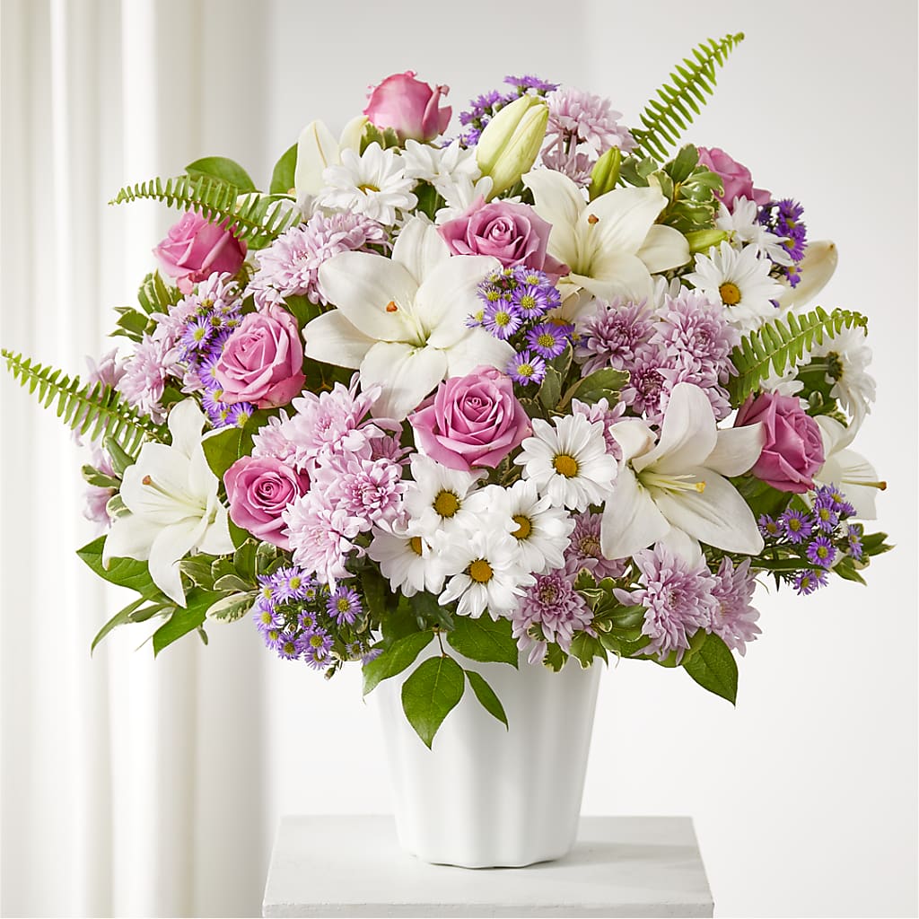 Warmest Thoughts Tabletop Basket – De Santis Florist Inc, Columbus OH