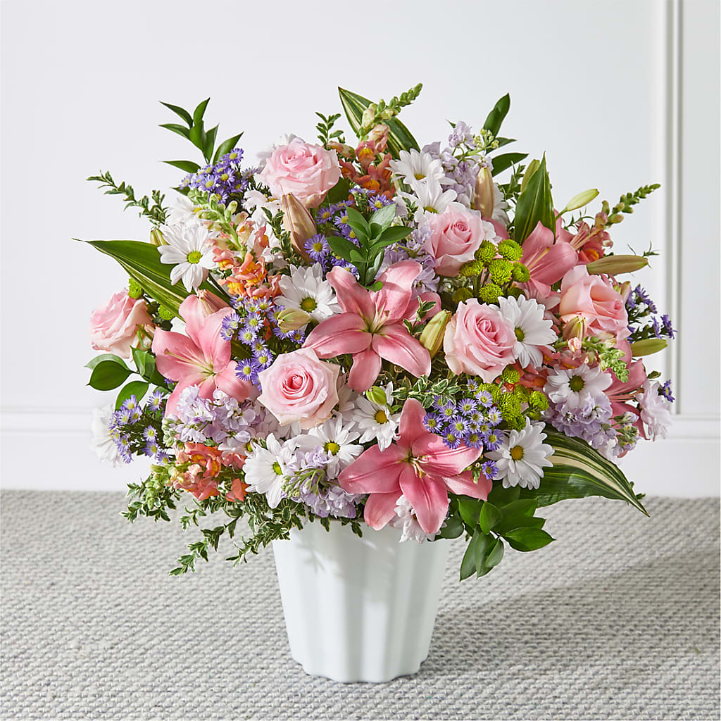 Abundant Compassion Floor Basket – De Santis Florist Inc, Columbus OH