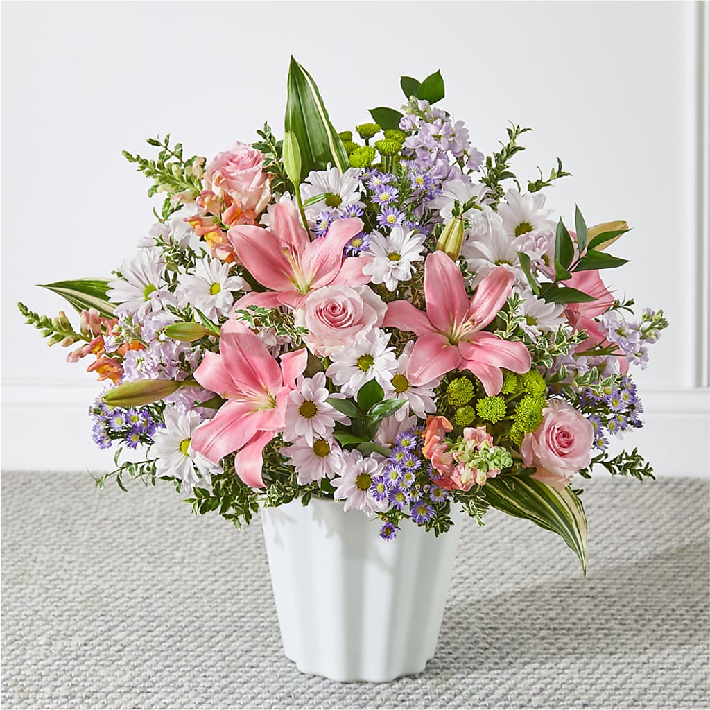Abundant Compassion Floor Basket – De Santis Florist Inc, Columbus OH
