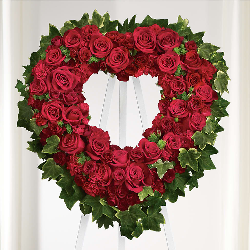 Wholehearted Standing Spray – De Santis Florist Inc, Columbus OH