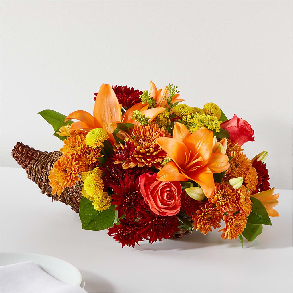 Bouquet of Blessings Cornucopia – De Santis Florist Inc, Columbus OH