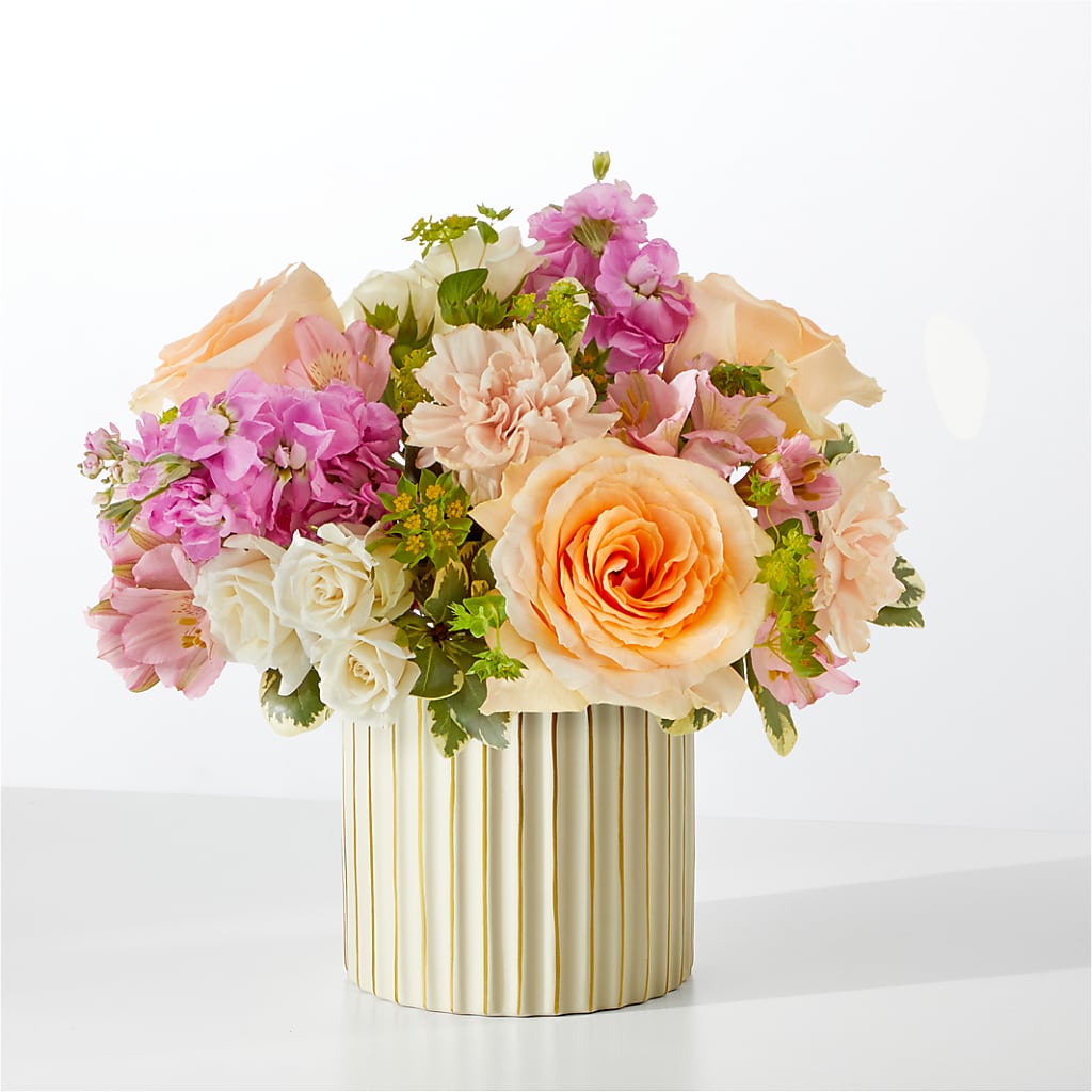 Paradise Bouquet with Ivory Vase – De Santis Florist Inc, Columbus OH