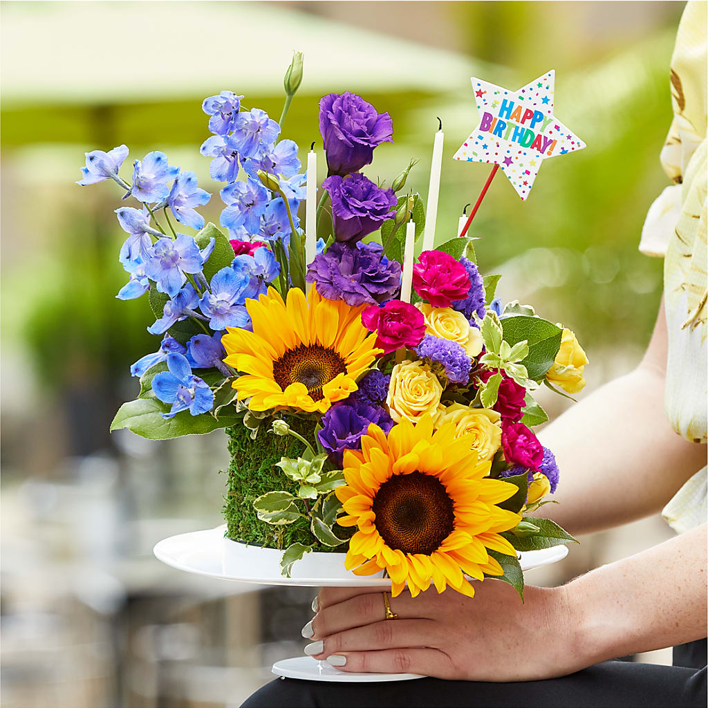 Star of the Day Floral Cake – De Santis Florist Inc, Columbus OH