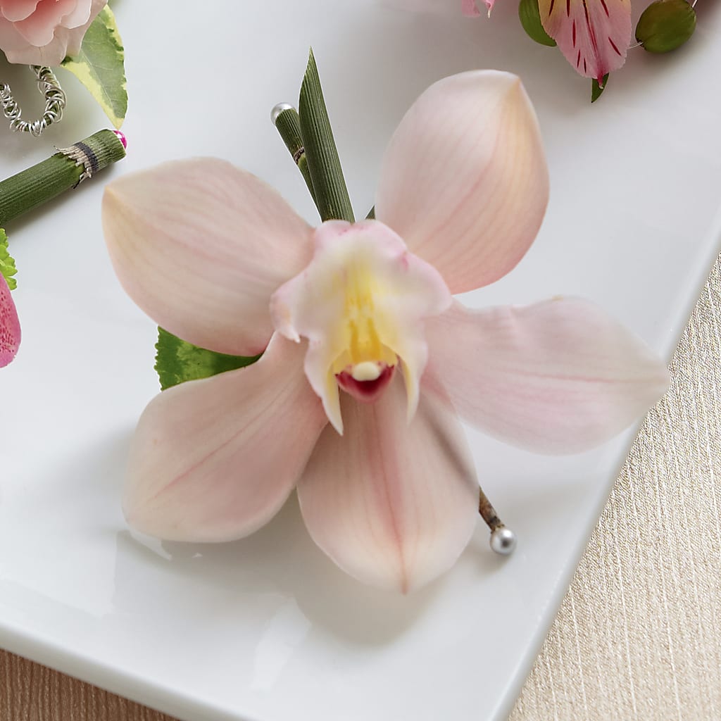 Pink Cymbidium Boutonniere – De Santis Florist Inc, Columbus OH