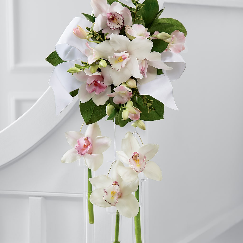 Perfect Entrance Pew Arrangement – De Santis Florist Inc, Columbus OH