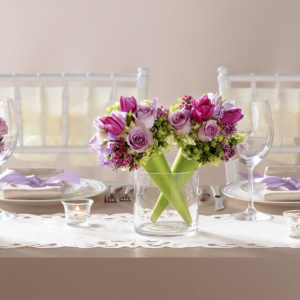 lavender plant centerpieces Sublime Centerpiece – green, lavender, purple flower arrangement | Columbus, OH