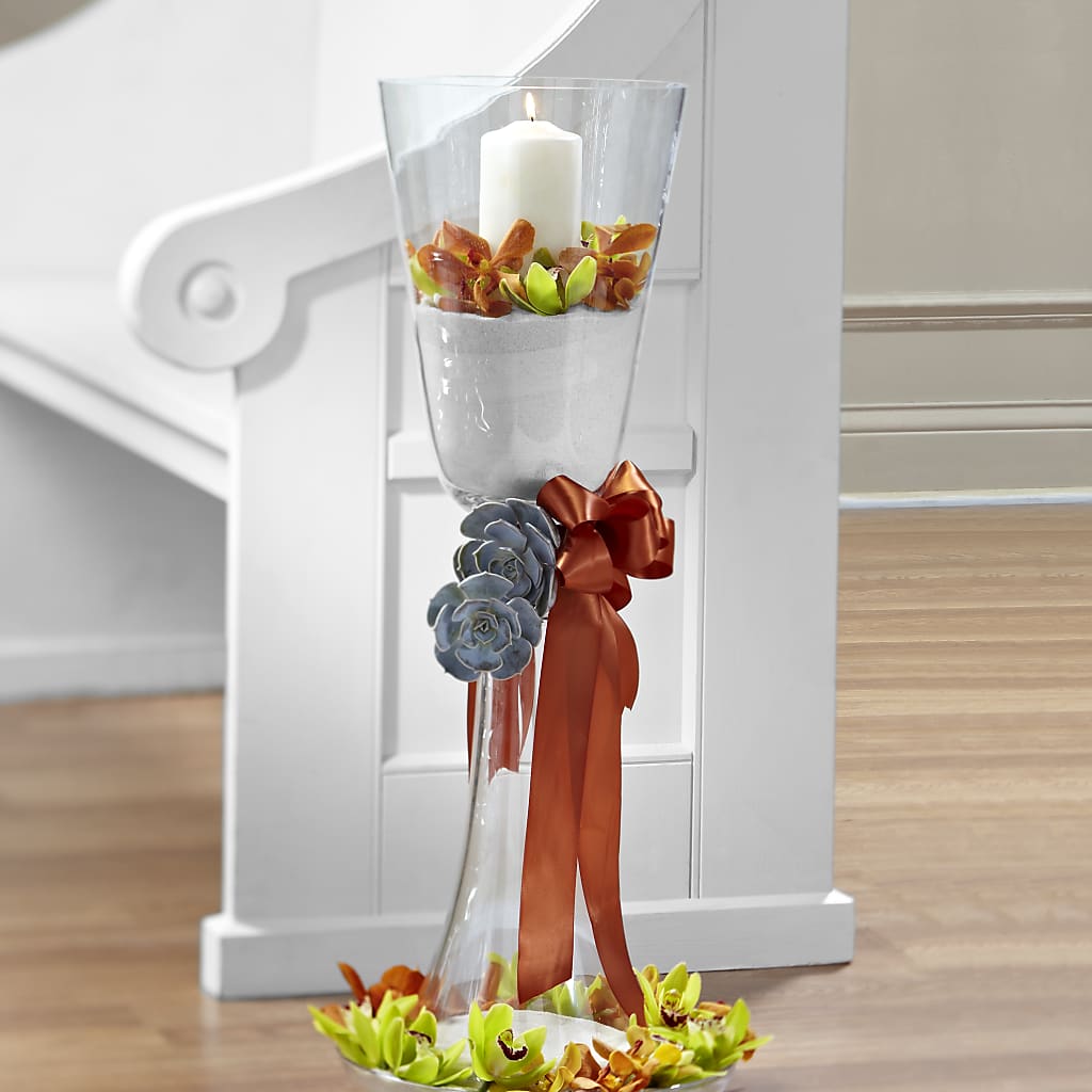 Matrimony Pew Decor – De Santis Florist Inc, Columbus OH