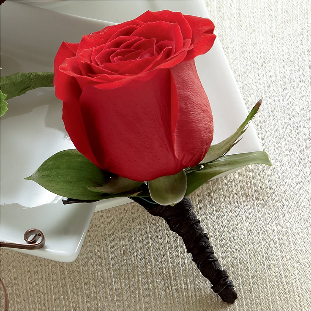 Red Rose Boutonniere – De Santis Florist Inc, Columbus OH