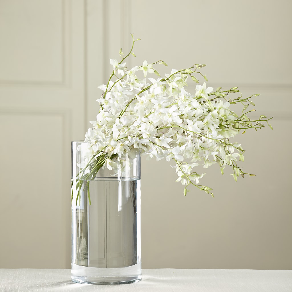 White Dendrobium Bouquet – De Santis Florist Inc, Columbus OH