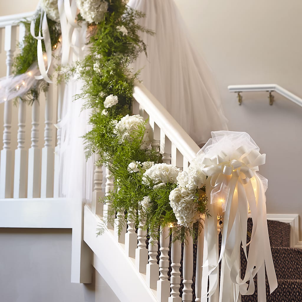 Champagne Dreams Garland – De Santis Florist Inc, Columbus OH