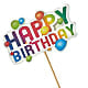 Happy Birthday Pick –  De Santis Florist Inc, Columbus OH