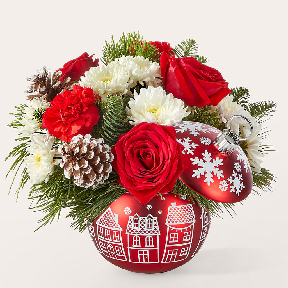 Christmas Village BouquetDe Santis Florist Inc