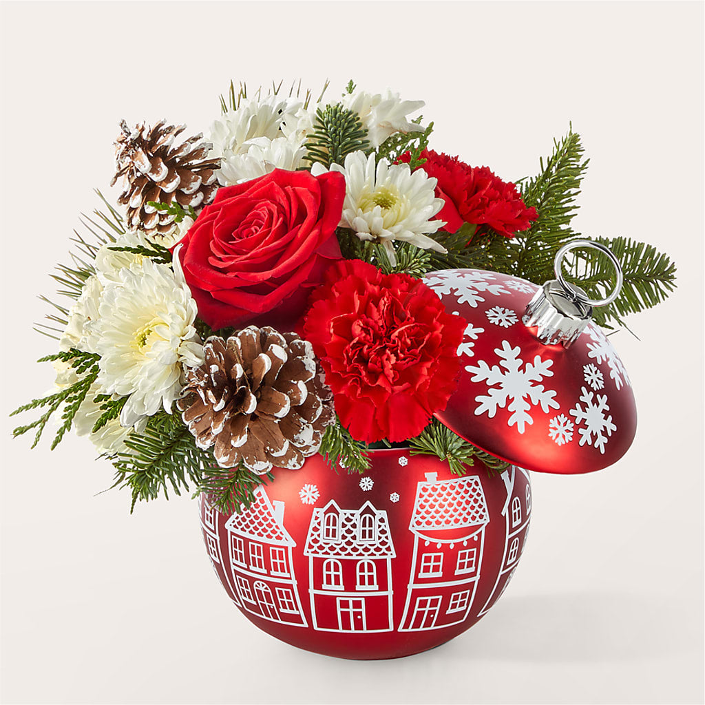 Christmas Village BouquetDe Santis Florist Inc