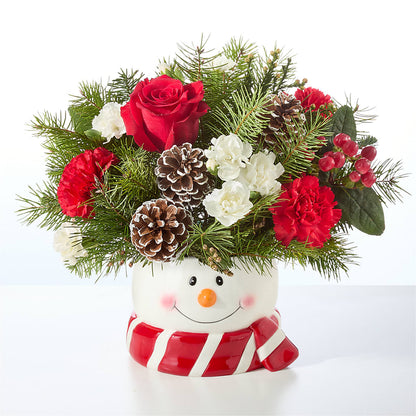 Jolly Snowman Bouquet –  De Santis Florist Inc, Columbus OH