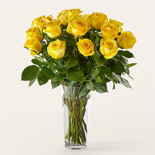 Long Stem Yellow Rose Bouquet –  De Santis Florist Inc, Columbus OH