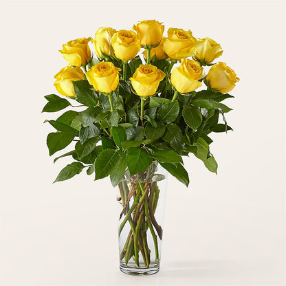 Long Stem Yellow Rose Bouquet –  De Santis Florist Inc, Columbus OH