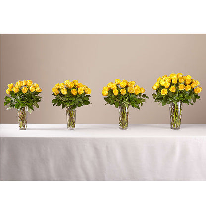 Long Stem Yellow Rose Bouquet –  De Santis Florist Inc, Columbus OH
