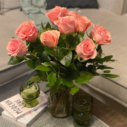 Long Stem Pink Rose Bouquet –  De Santis Florist Inc, Columbus OH