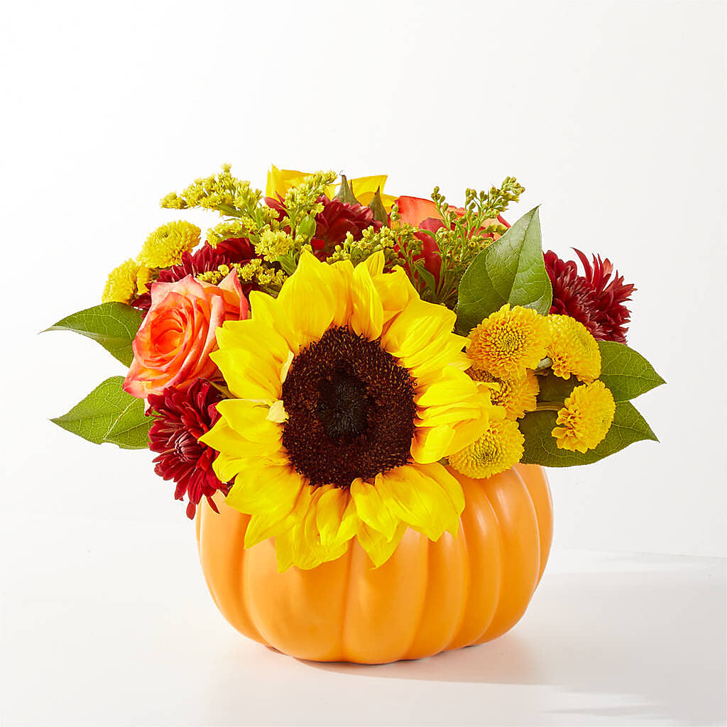 Golden Gourd Pumpkin Bouquet –  De Santis Florist Inc, Columbus OH