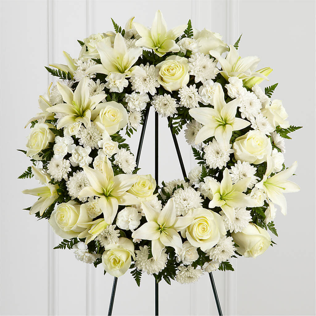 Treasured Tribute Wreath –  De Santis Florist Inc, Columbus OH