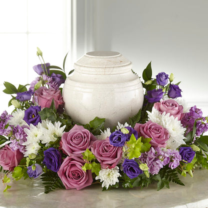 Blooming Sympathy Cremation Adornment –  De Santis Florist Inc, Columbus OH