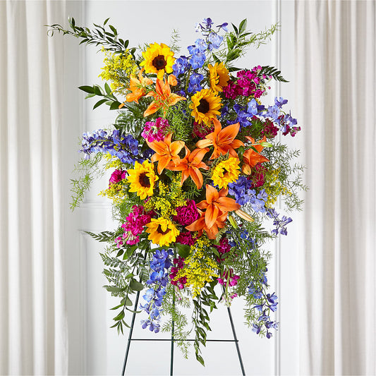 Sunlit Memories Standing Spray (Standard) –  De Santis Florist Inc, Columbus OH