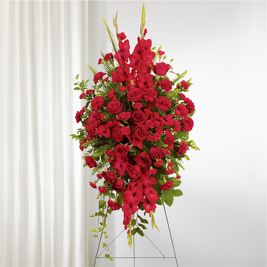 From the Heart Standing Spray –  De Santis Florist Inc, Columbus OH