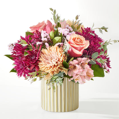 Berry Cobbler Bouquet with Ivory Vase –  De Santis Florist Inc, Columbus OH