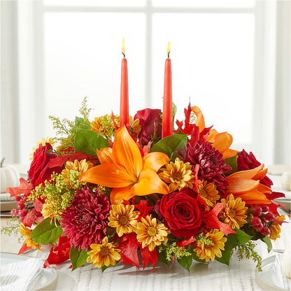 Autumn's Embrace Centerpiece –  De Santis Florist Inc, Columbus OH
