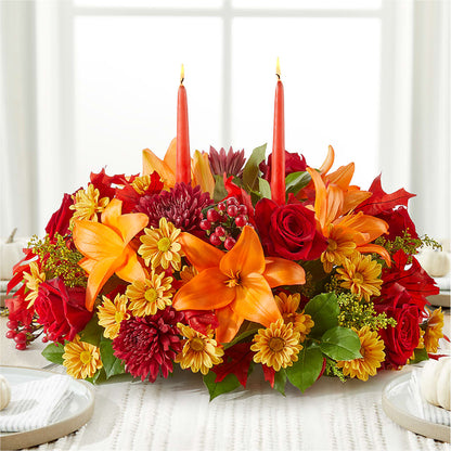 Autumn's Embrace Centerpiece –  De Santis Florist Inc, Columbus OH